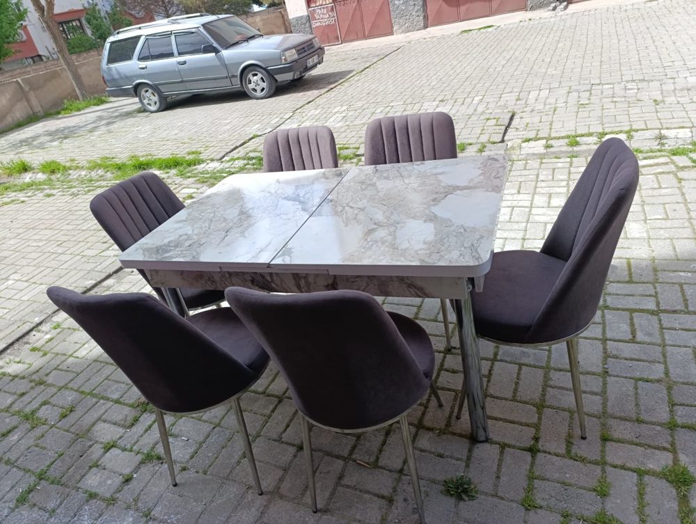 İkinci el modern yemek masası takımı Niğde